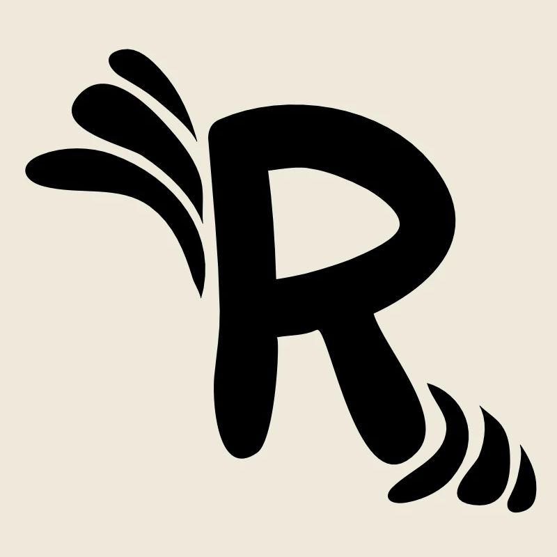 Lettre R & Motif