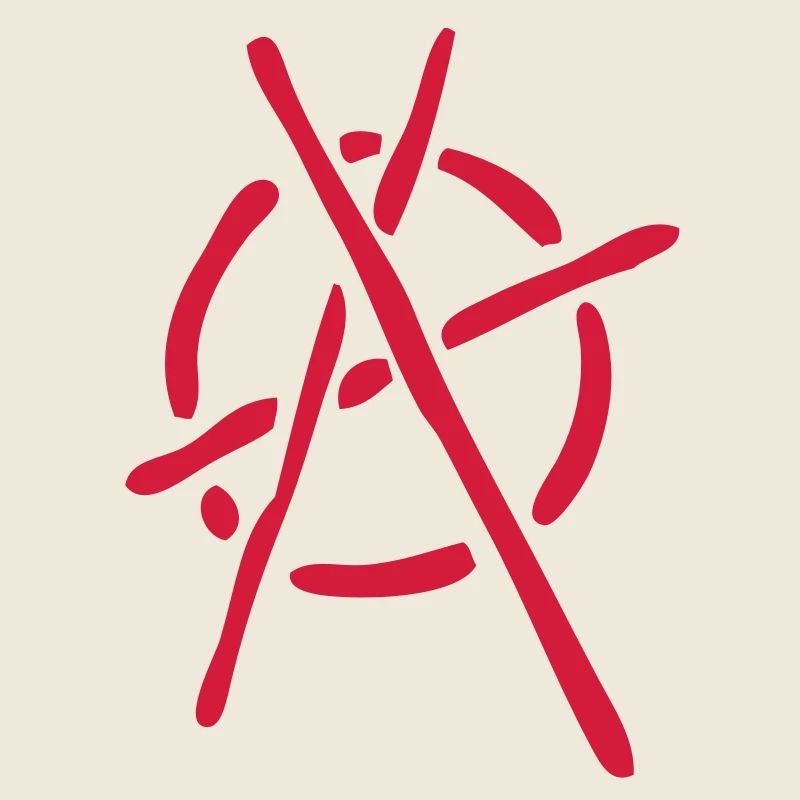 anarchy logo stencil