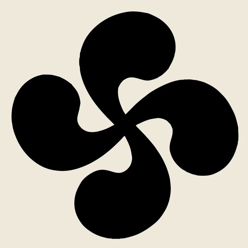 Croix Basque seul Noire