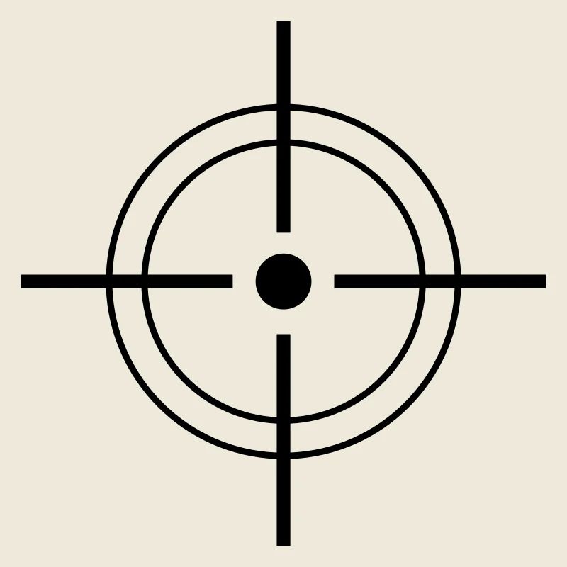 Zielscheibe / Gewehr / Scharfschütze 1c