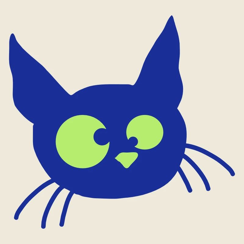 Crazy Cat Squints Funny Eyes Grimace Fun