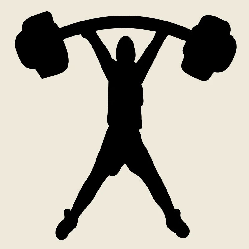 Man & dumbelle