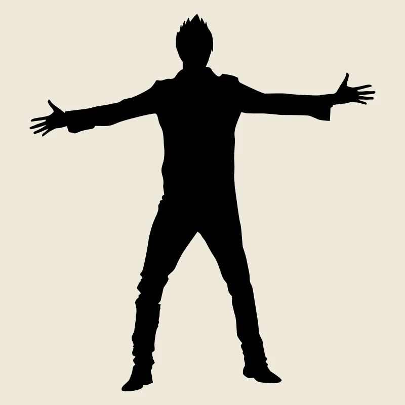 Man body Silhouette vector design