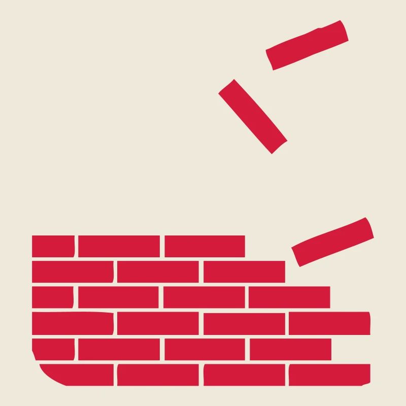 brick, construction, maison, paroi, des briques,