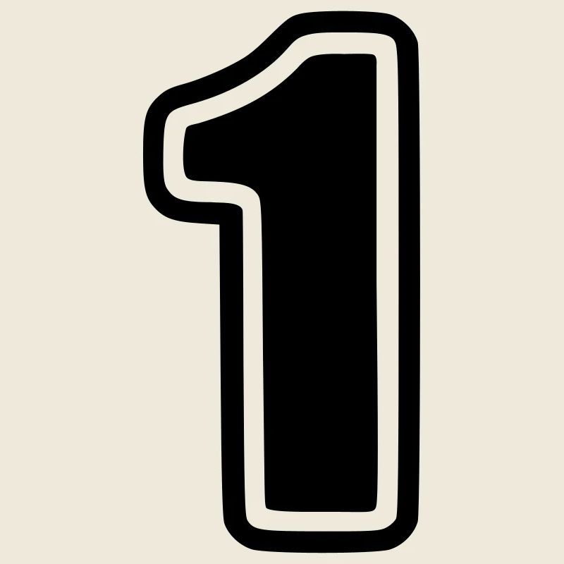 Number One / nombre 1 / One