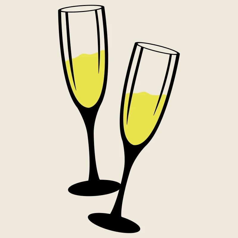 sekt glaeser anstossen