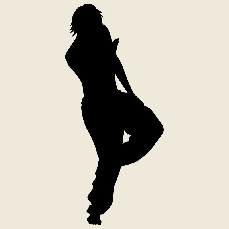 Conception de vecteur Singer and Dancer Silhouette