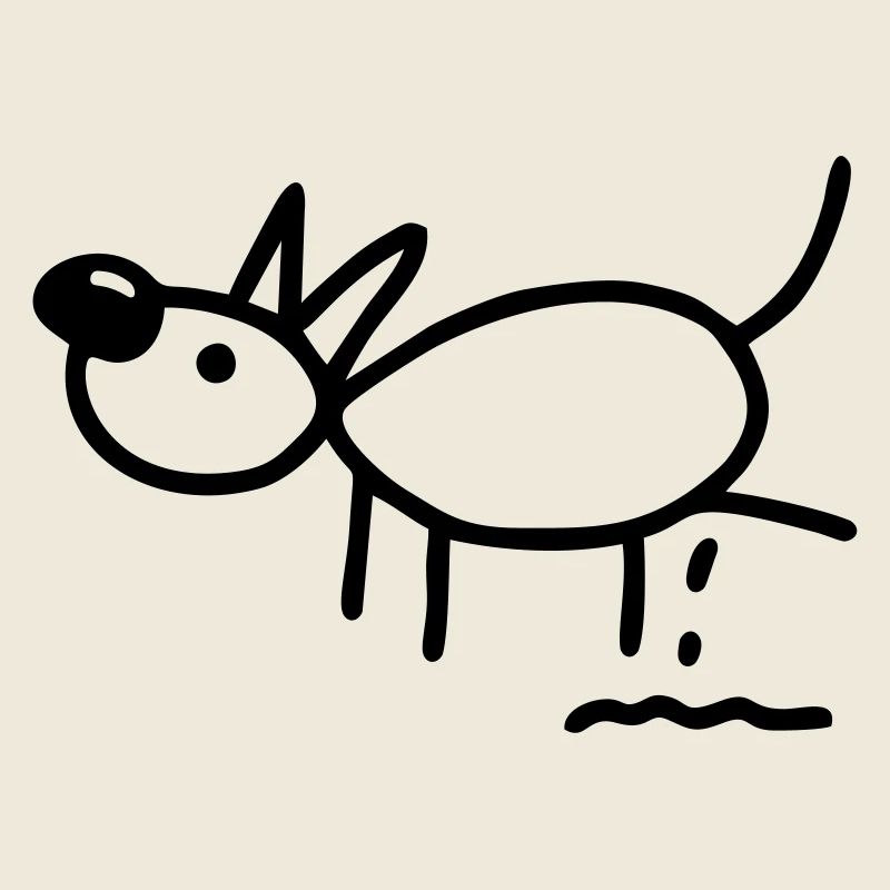 Hund pinkelt