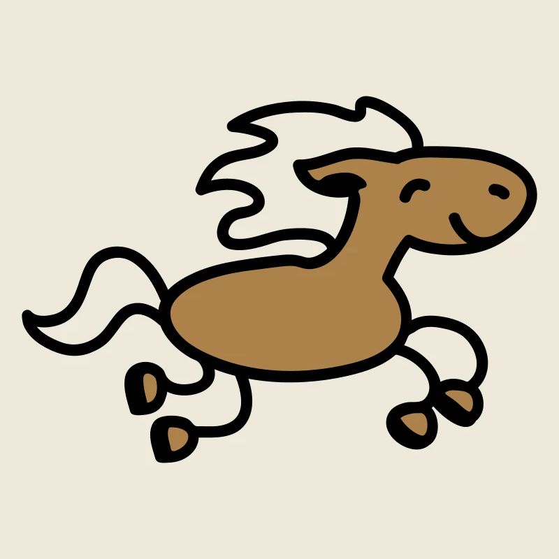 Pferd springt