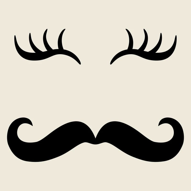 Moustache & Wimpern