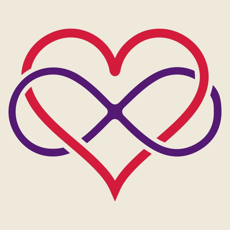 Heart infinity motif / designer