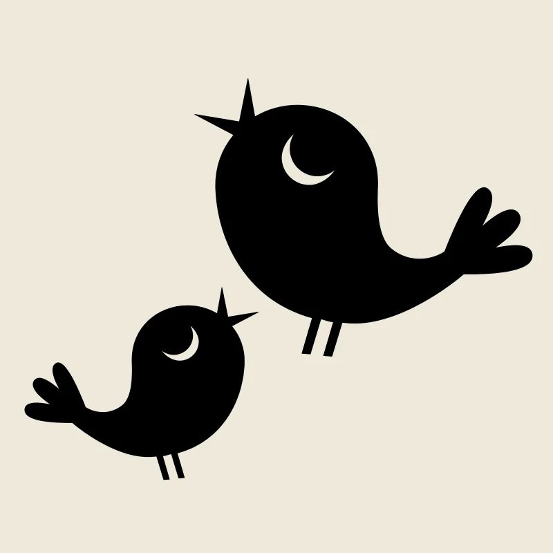 Vögelchen beim Twittern