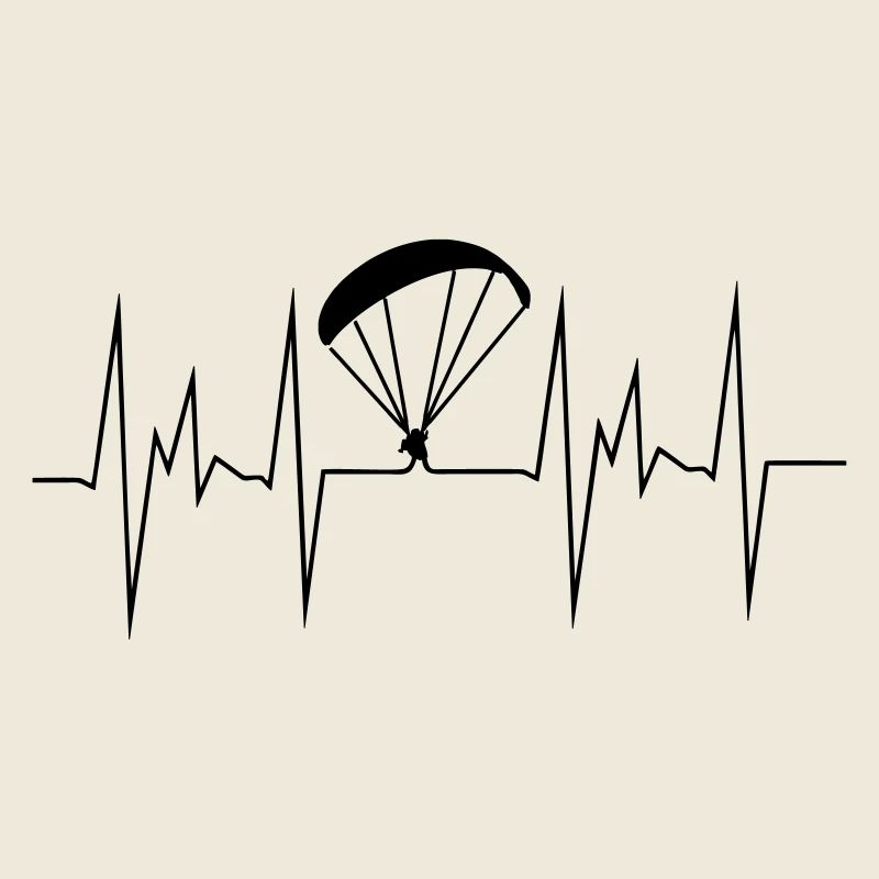 heartbeat paragliding Geschenk