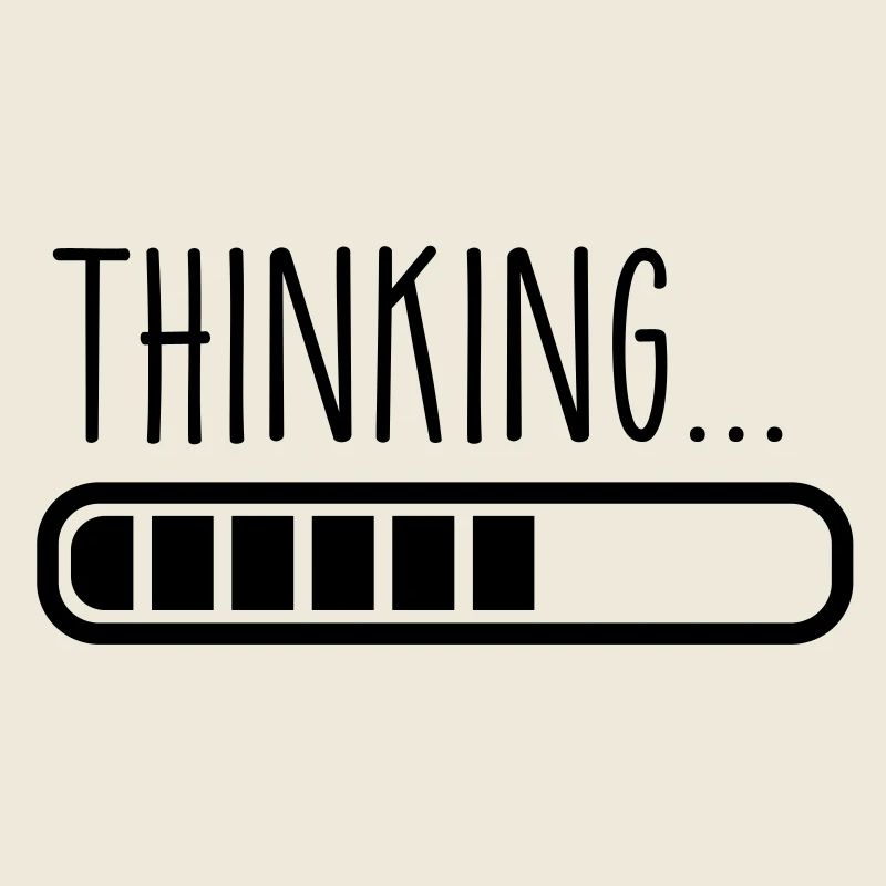 loading laden thinking denken
