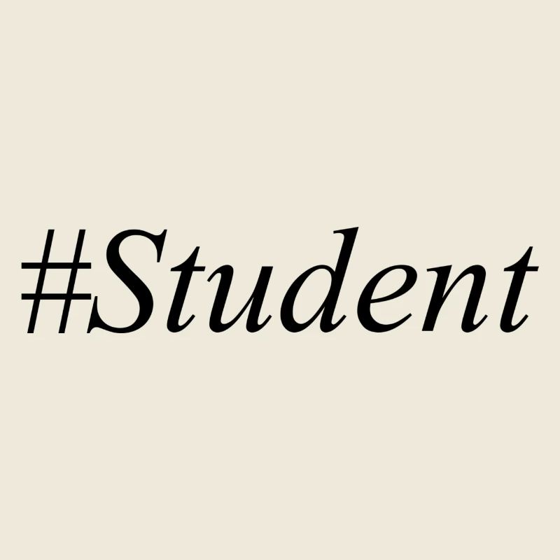 #Student Logo Black