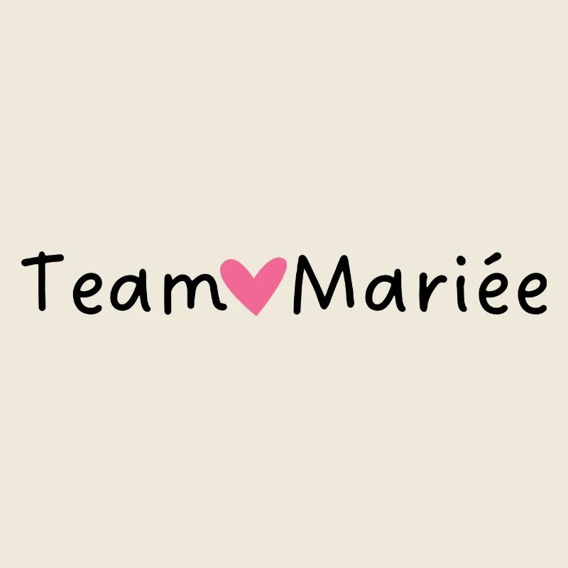 Team the Bride Pink Heart
