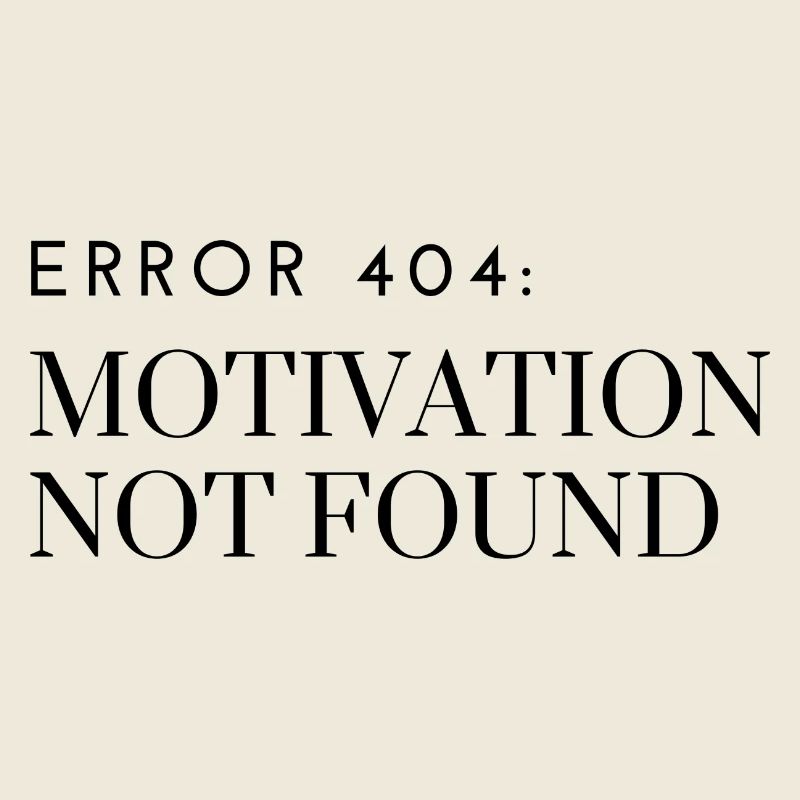 Erreur 404 : Motivation introuvable
