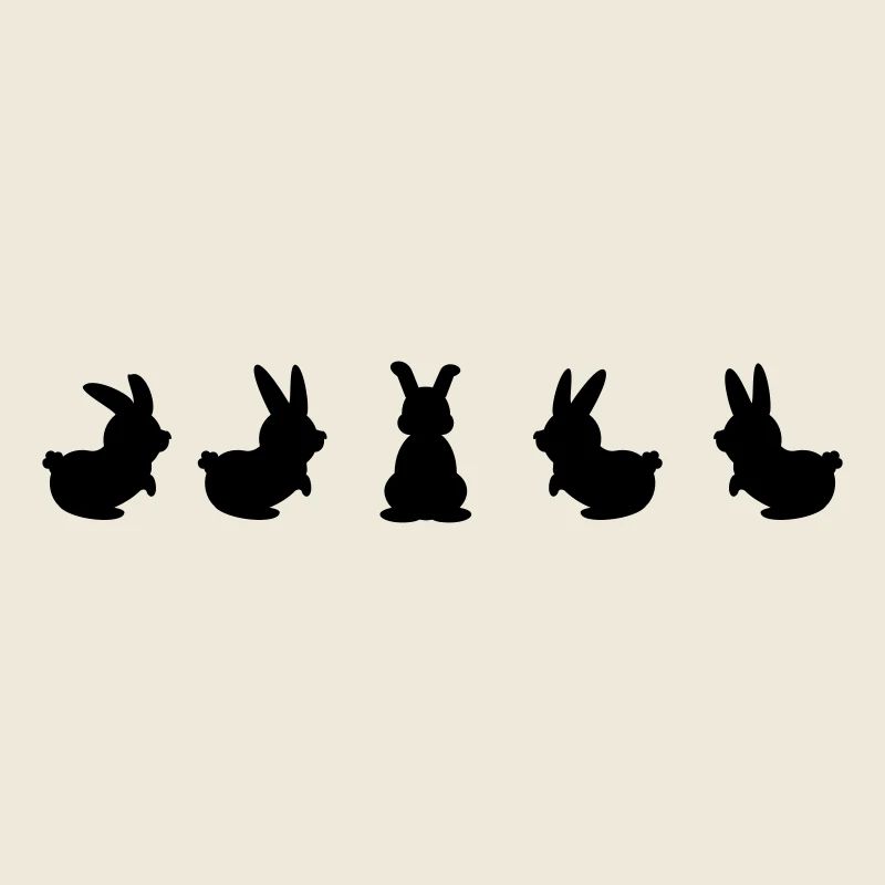 five bunnies (1c)