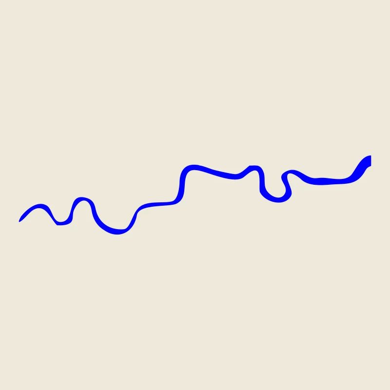 lundun river blue