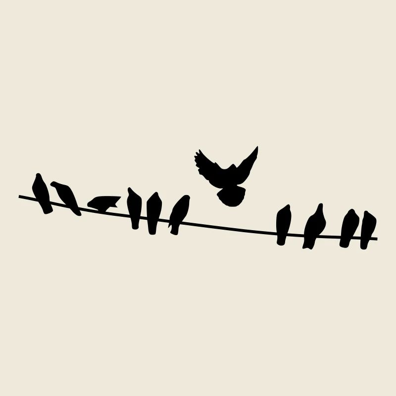 Birds on a wire