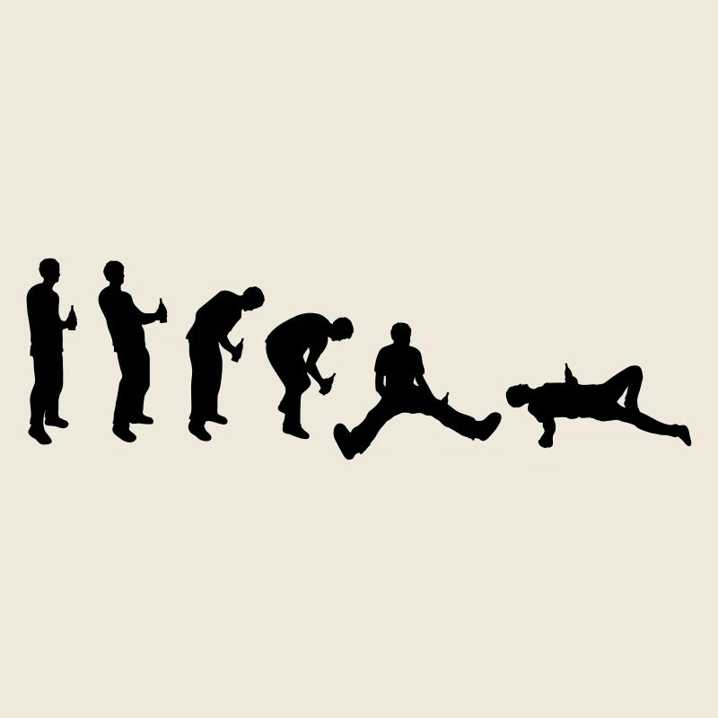 Drunk evolution
