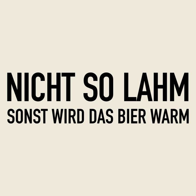 Nicht SO - Sonst WIr Das Bier Warm