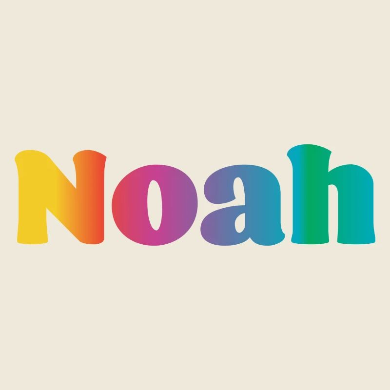 Vorname Noah Regenbogen Geschenk