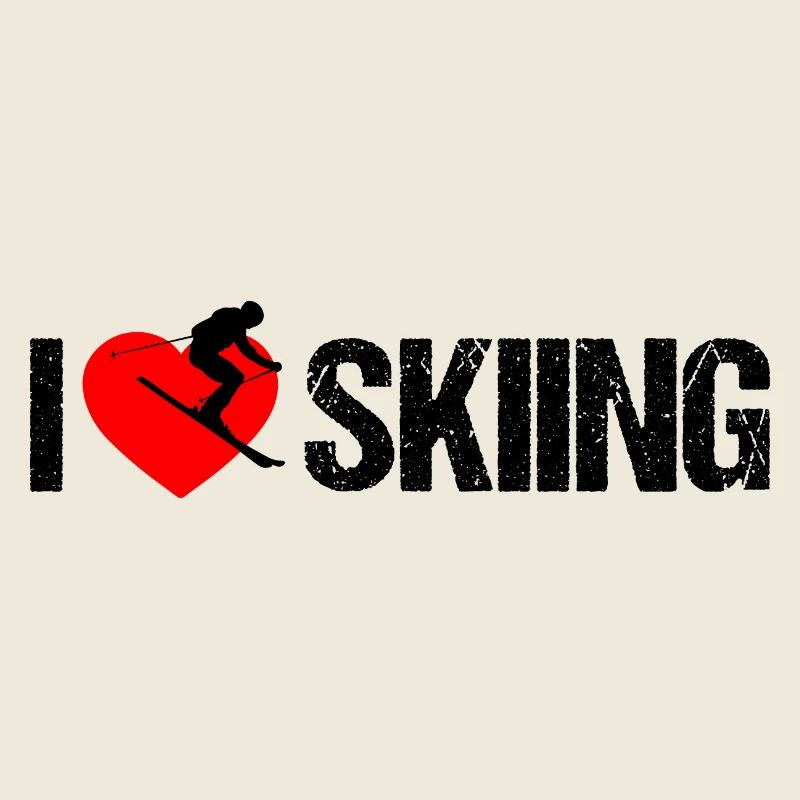 I love skiing