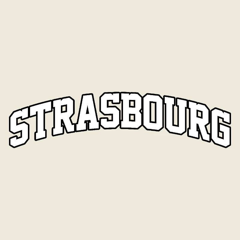 Strasbourg logo: Franco-German collegiate design