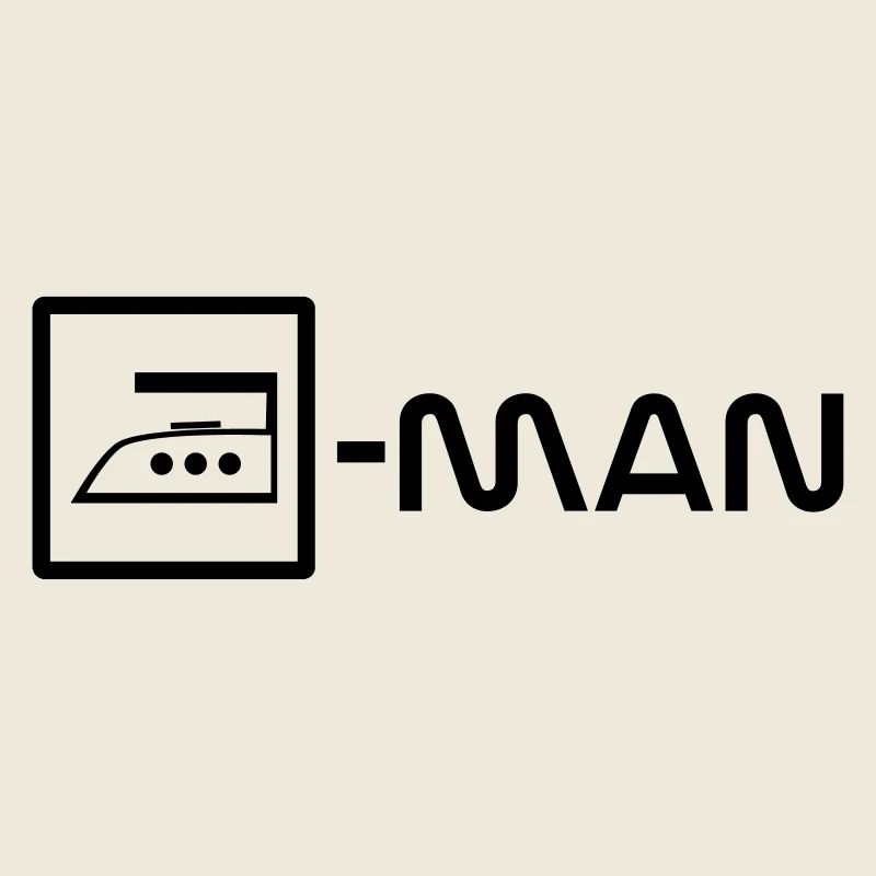 ironing man