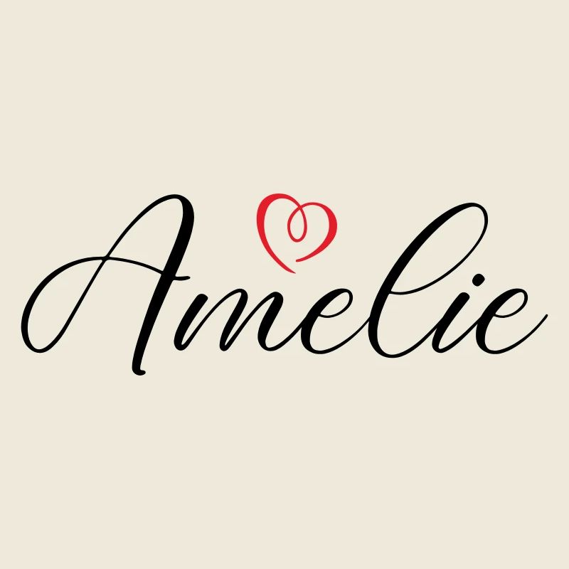 Amelie Name Heart