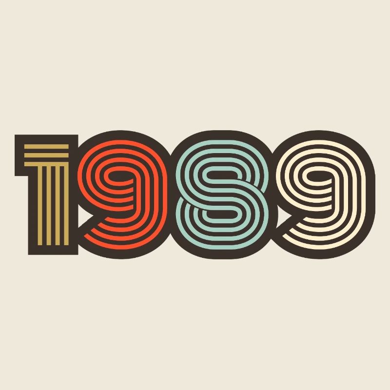 1989 rétro vintage