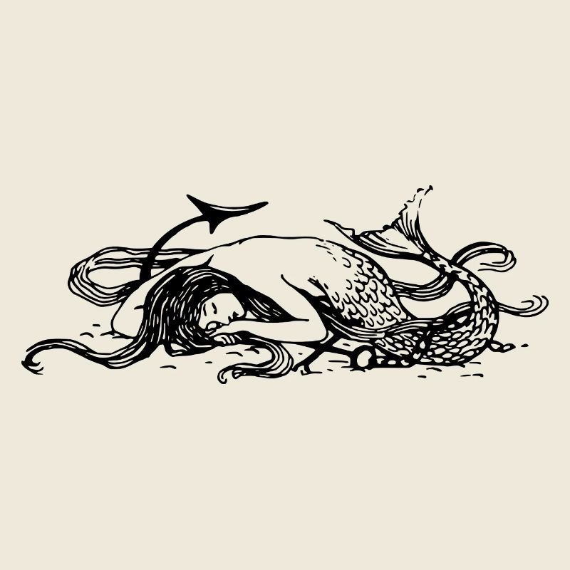 Sleeping mermaid