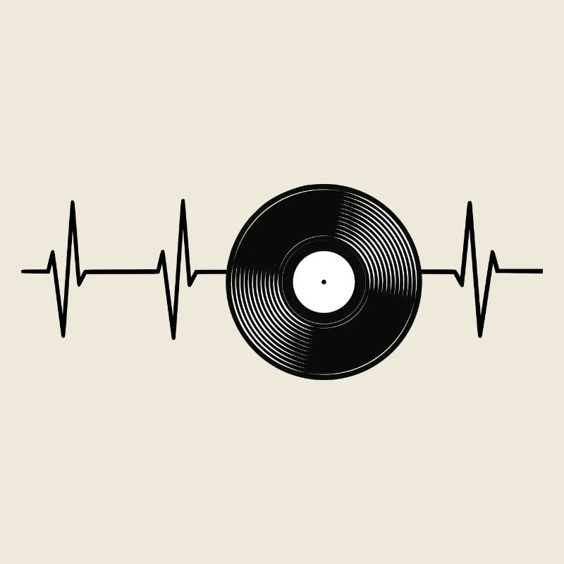 Herzfrequenz Schallplatte