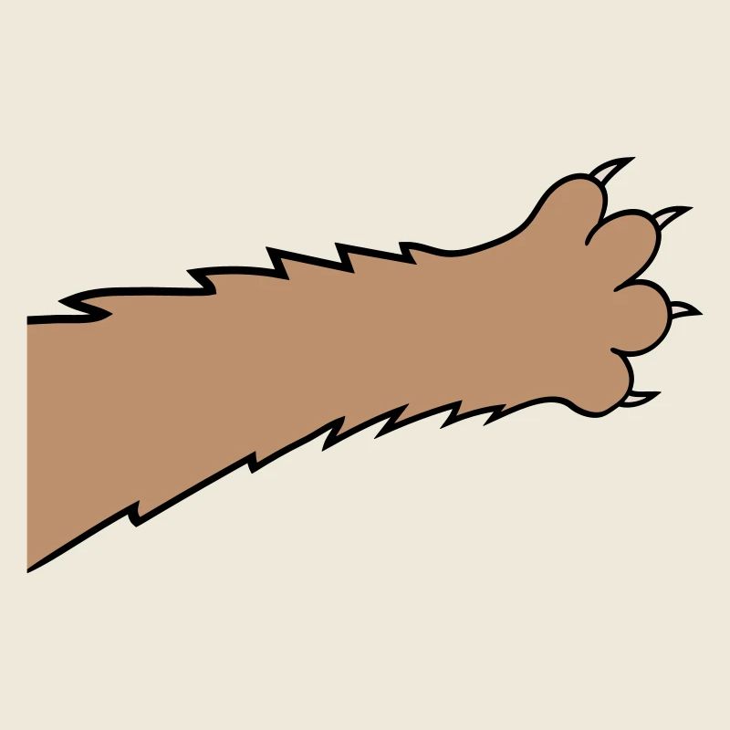 Chats, griffes, pattes, pattes, griffes acérées, grattage