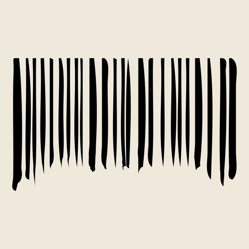 Barcode Strokes Lines Scribbled Barcode Scan