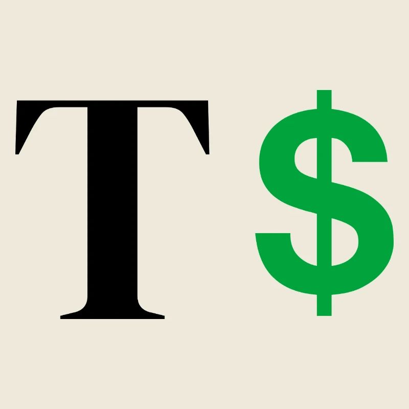 Buchstabe t Dollar