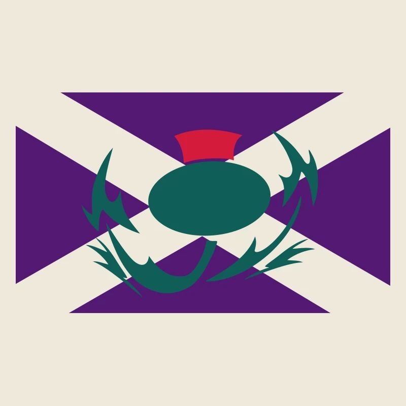 Scottish Flag Thistle