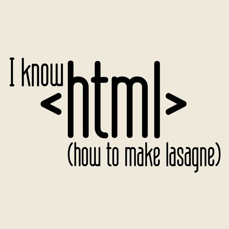 i know html