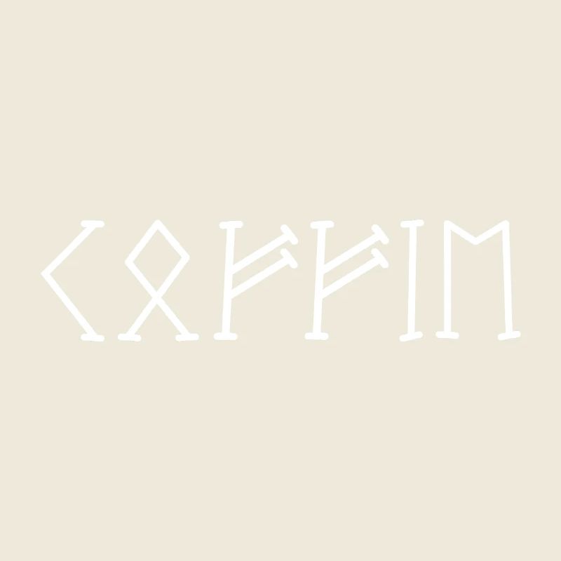 Étiquette 'Café' en runes