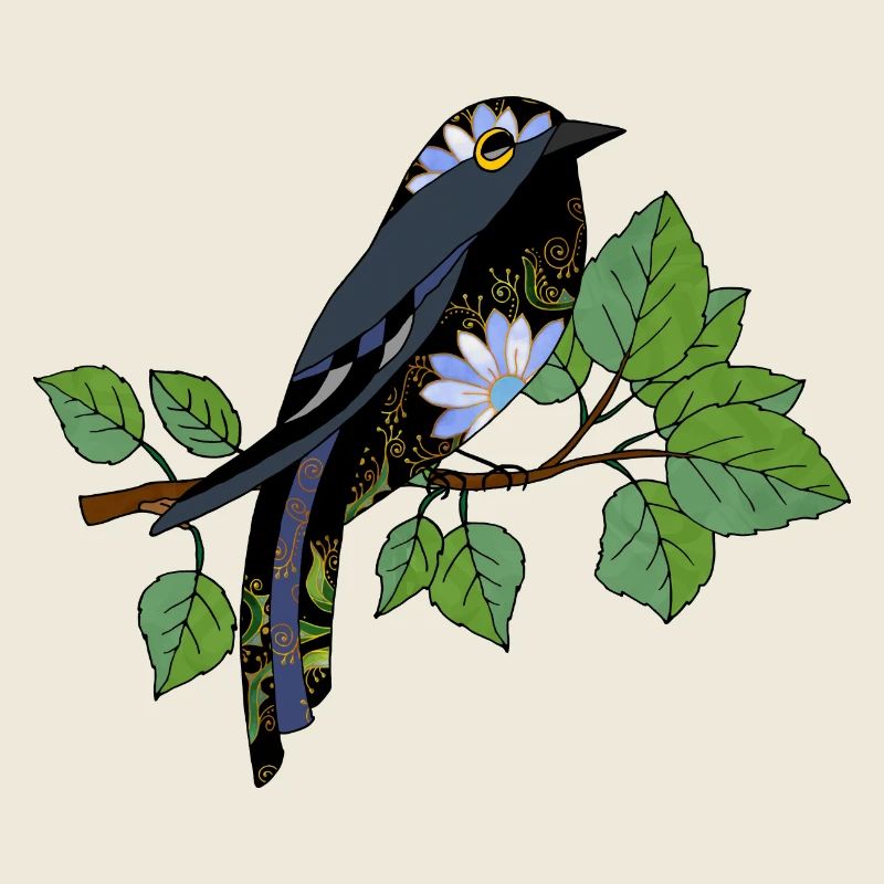 Bunter Vogel