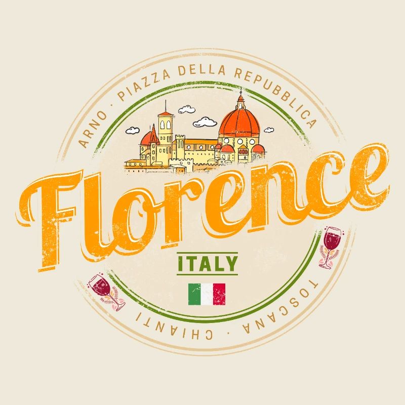 Florence Capitale Toscane Italie Souvenir