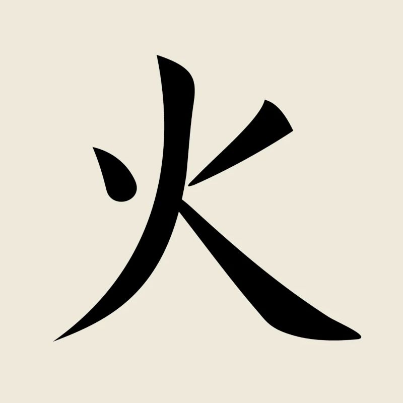Kanji fire Fire
