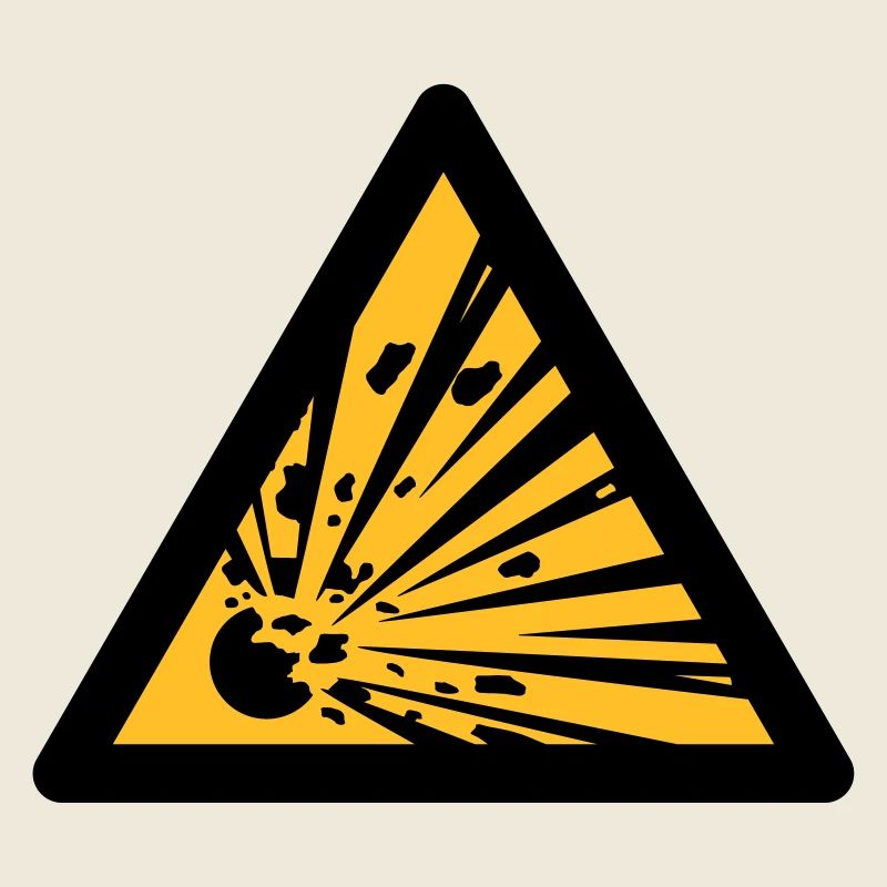 Symbole de danger - Explosifs (2 couleurs)