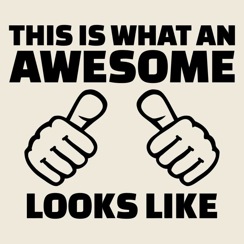 This is what an awesome looks like