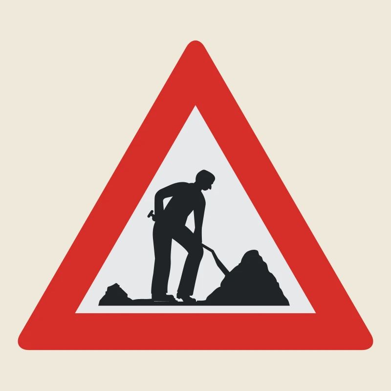 Men at Work Warnung