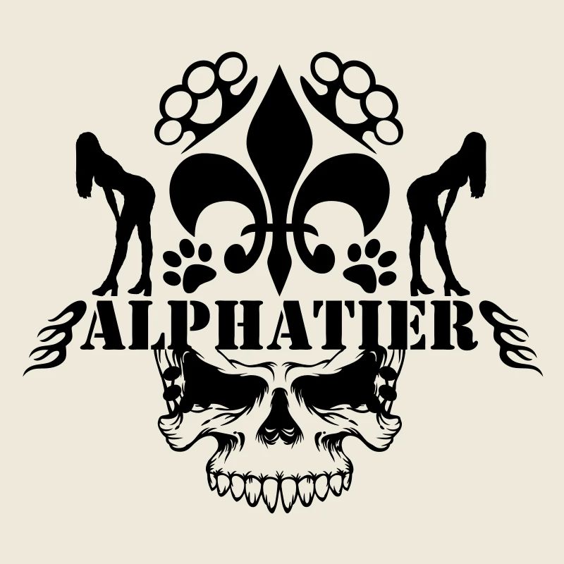 alphatier Vektormotiv