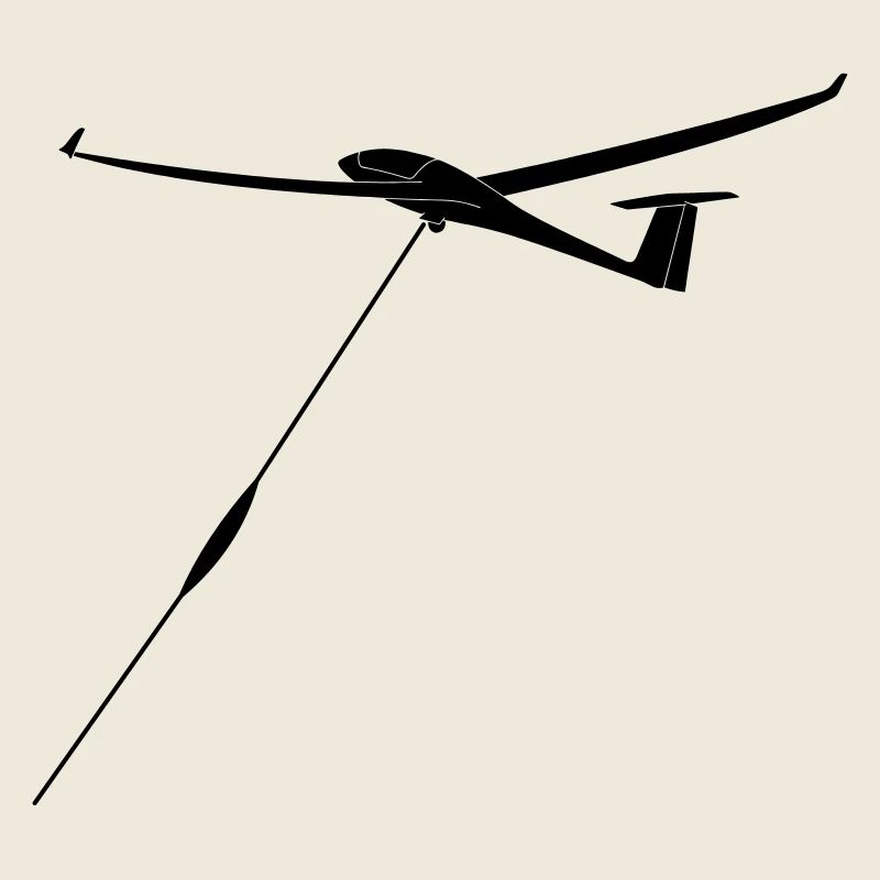 Windenstart Segelflieger Geschenk Flieschen