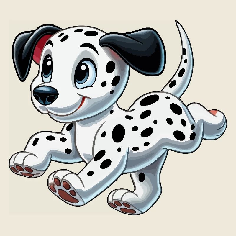 Chiot dalmatien