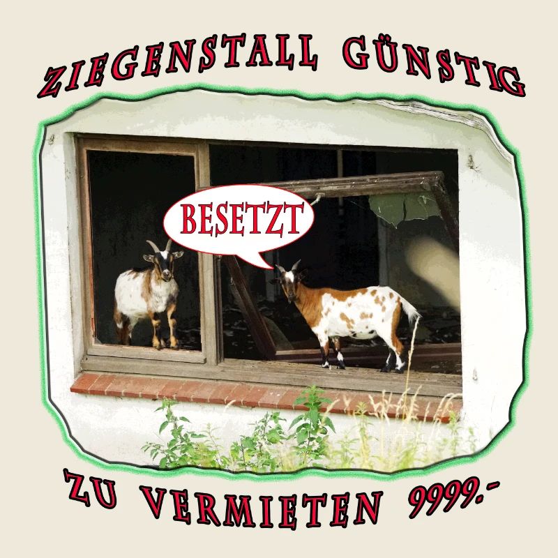Wohnung Ziegenstall Satire schöner wohnen Satire